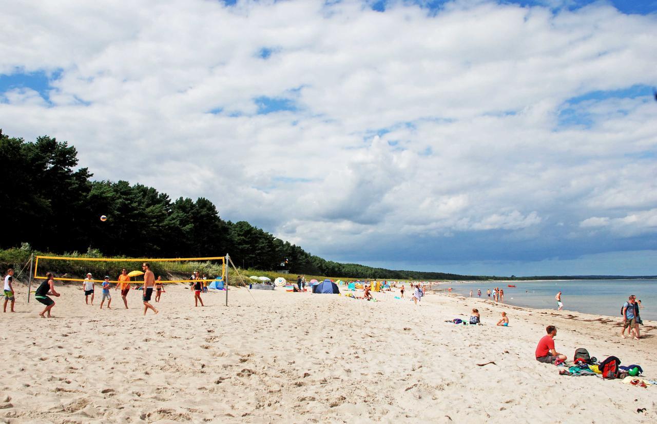 Ferienhaus Westwind beim Fischer am Ostseestrand Thiessow Exterior foto